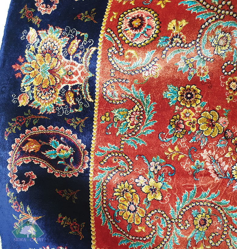 Genuine silk carpet 170064 - Sidra Carpets